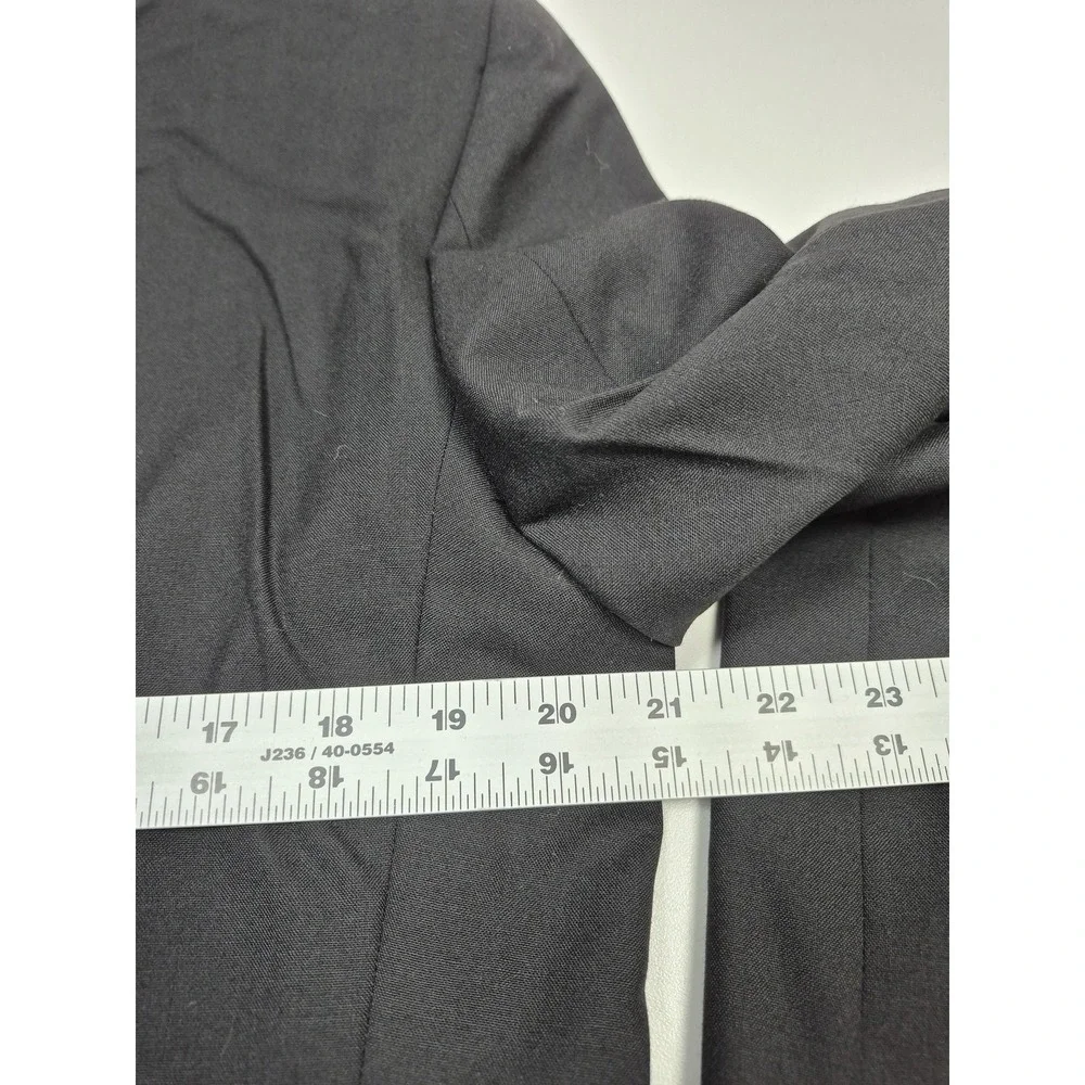 Geoffrey Beene Suit Jacket Mens 38 XLong Black Wool Super 100s Tuxedo NWT FLAW